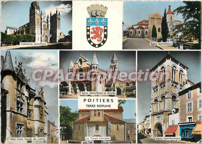 Modern Postcard Poitiers Earth Romane