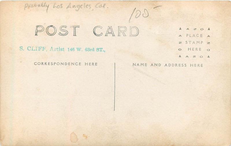 c1907 RPPC Horsedrawn Wagon Quality Laundry & Dry Cleaners, probably Los Angeles