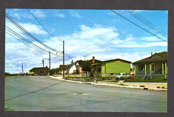 PQ Houses Homes Baie Comeau Saguenay QUEBEC Canada Carte Postale Postcard PC