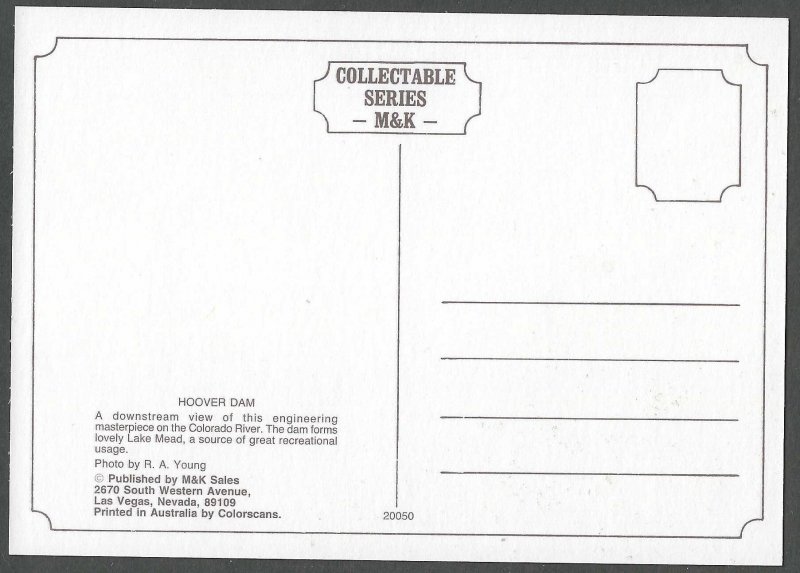 Hoover Dam Arizona/Nevada border  PC