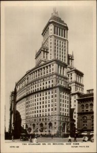New York City Standard Oil Co Bldg c1915 Real Photo Postcard