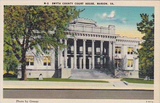 Virginia Marion Smyth County Court House