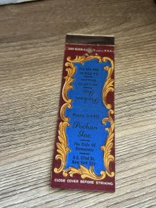 Matchbook Cover - Pochari Inc 52nd St New York Cafe Of Democracy MB63