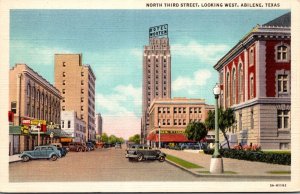 Texas Abilene North Third Street Looking West Curteich