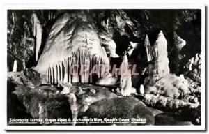 Postcard Old Solomon's Temple Organ Pipes Archangel Wing Gough s Cheddar Caves
