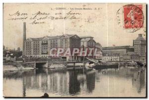 Old Postcard Corbeil Les Grands Moulins