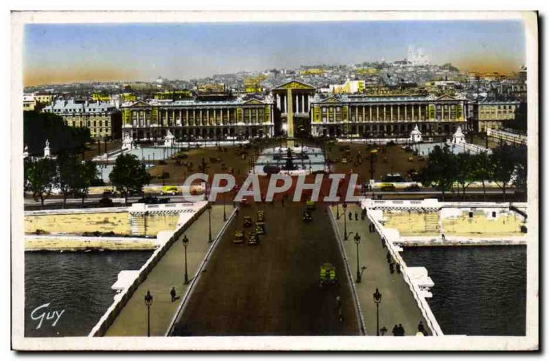Old Postcard Paris And Its Wonders New Bridge And Place De La Concorde
