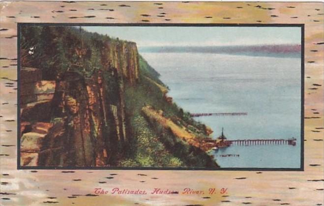 New York The Palisades On The Hudson River 1909