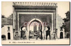 Old Postcard Fez Gate Bou Jeioud