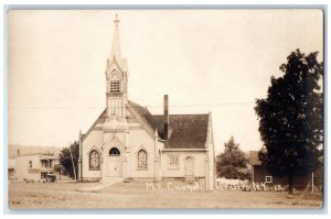 c1910's M. E. Church East Otto New York NY RPPC Photo Unposted Antique Postcard