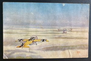 Mint Germany Picture Postcard German Hunting A British Airplane