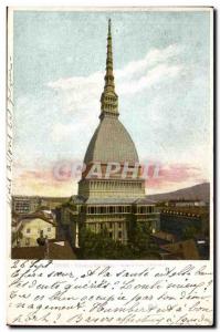 Italy Torino Postcard Old Ricordo Architectura Nazionale d & # 39Antonelli