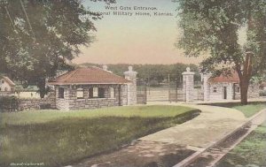 Kansas National Military Home Entrance West Gate Albertype