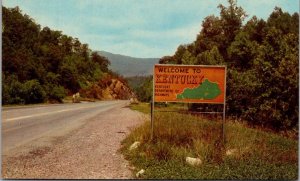 Welcome To Kentucky Roadside Sign