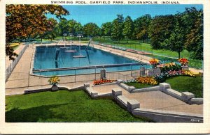 Indiana Indianapolis Garfield Park Swimming Pool 1937