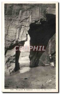 Postcard Old Presqu island of Quiberon Arch Port Blanc