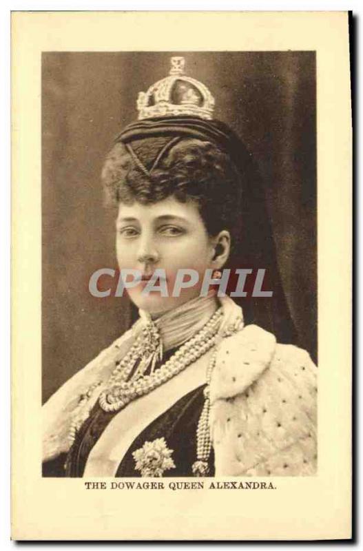 Old Postcard The dowager Queen Alexandra