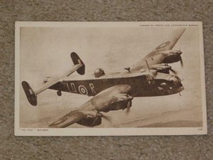 FIGHTERS & BOMBERS, HALIFAX BOMBER, UNUSED VINTAGE CARD