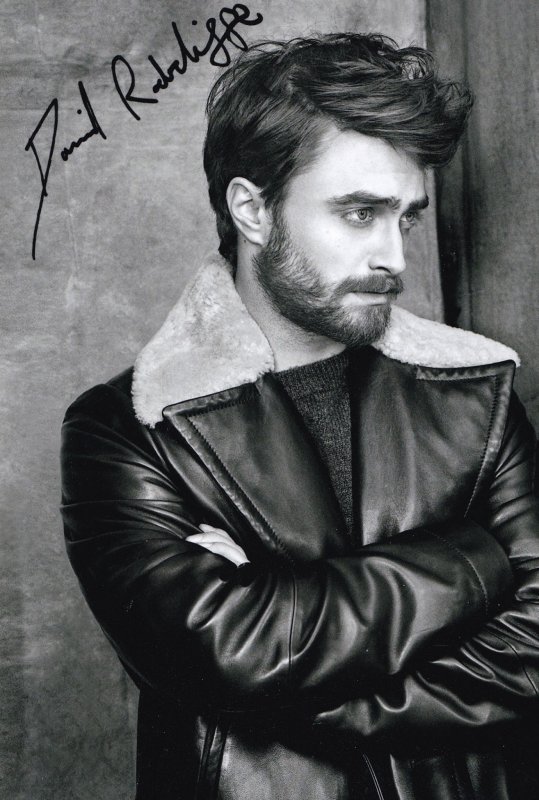 Daniel Radcliffe Harry Potter Hand Signed Photo
