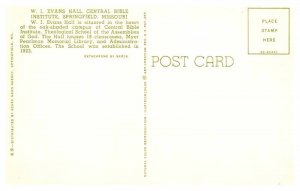 Postcard SCHOOL SCENE Springfield Missouri MO AS3031