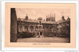 OXFORD, Oxfordshire, England, 1900-1910´s; Oriel College