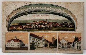 Germany Buchau d Federsee 1922 to Amerika Postcard E8