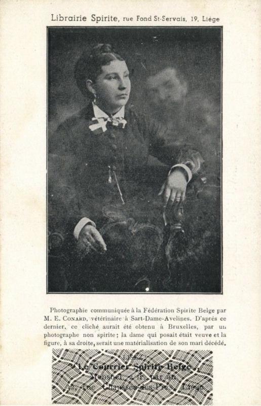 Ghost Photograph, Librairie Spirite, Le Courrier Spirits Belge (1910s) III