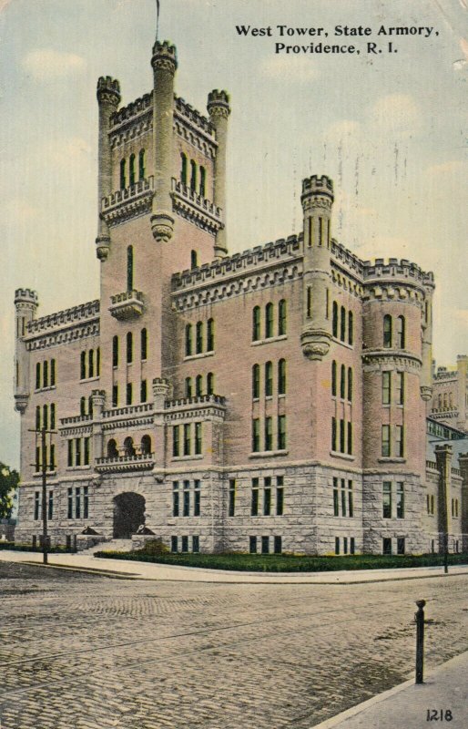 PROVIDENCE , Rhode Island , 1914 ; West Tower , State Armory