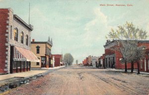 Alamoss Colorado Main Street Vintage Postcard AA40687