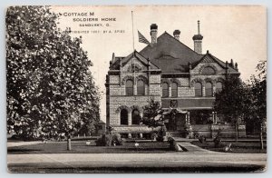 Sandusky OH Stone Construction M~Cottage I Live In~Civil War Soldiers Home B&W 