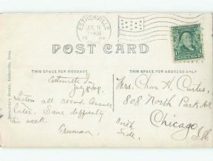 Pre-1920 rppc NICE VIEW Estherville Iowa IA i7972