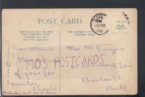 Genealogy Postcard - Conyers - 40 Richmond Terrace, Charles Street, Hull RF6109