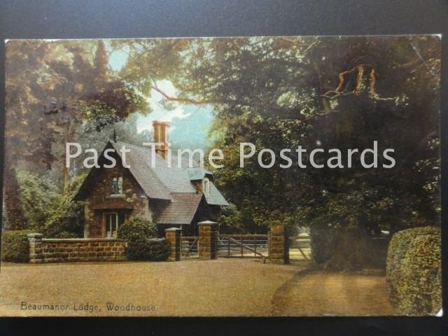 Leicestershire WOODHOUSE EAVES - BEAUMANOR HALL LODGE c1908 by T.E.S.L. Series