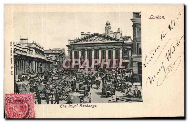 Old Postcard The Royal Exchange London