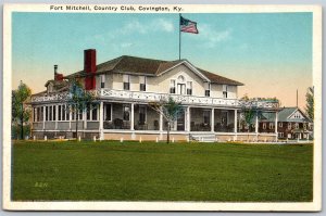 Vtg Covington Kentucky KY Fort Mitchell Country Club 1920s View Old WB Postcard