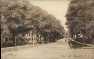 Springville NY East Hill c1920 Postcard
