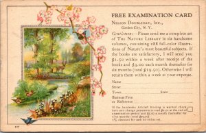 Postcard Free Examination Card Nelson Doubleday Garden City, New York~3589