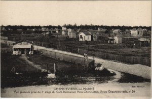 CPA CHENNEVIERES-sur-MARNE - Vue générale prise du 1er étage (44897)