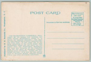 Washington DC~Washington Cathedral Peter And Paul~1920s Postcard