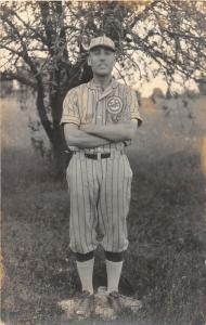 F12/ Baseball Sports RPPC Postcard c1910 Player Uniform  21