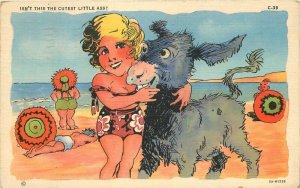 1943 Sexy woman cutie ass Ray Walters comic Humor C-39  Postcard 22-9186