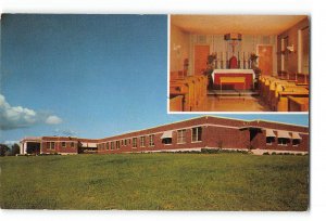 Van Buren Arkansas AR Vintage Postcard Crawford County Memorial Hospital