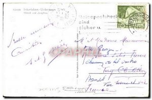 Old Postcard Interlaken Unterseen Monch und Jungfrau