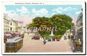 Old Postcard Washington Square Newport R I