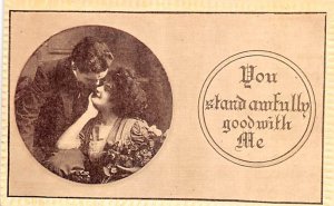 Romance Couples Postcard