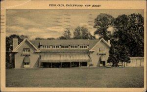 Englewood New Jersey NJ Field Club Vintage Postcard