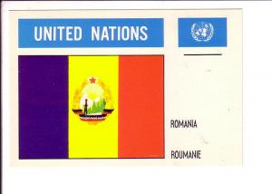 Romania, Flag, United Nations