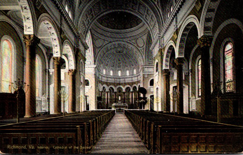 Virginia Richmond Cathedral Of The Sacred Heart Interior