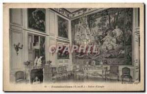 Old Postcard Fontainebleau Salon d & # 39 Angle