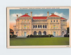 Postcard The Breakers Cornelius Vanderbilt Estate, Newport, Rhode Island